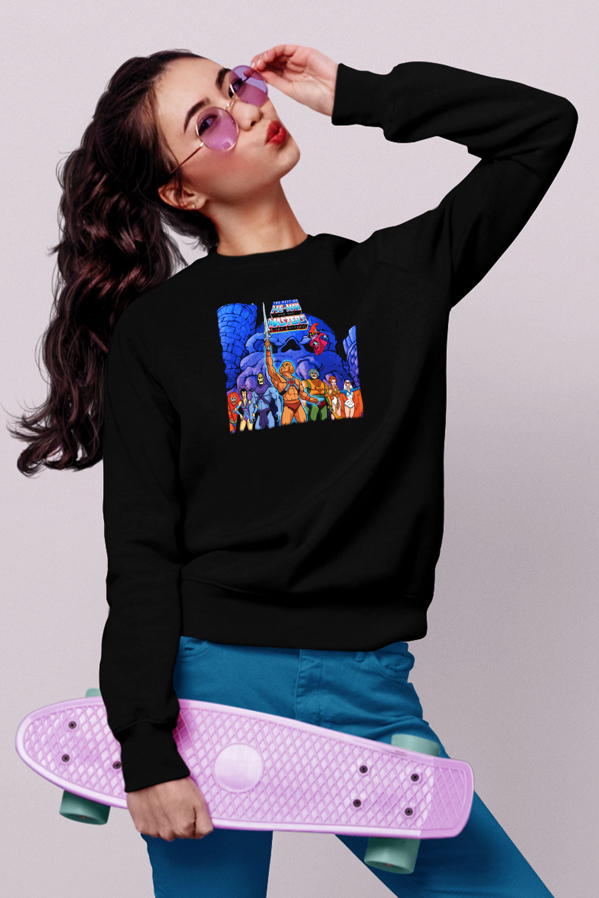 He-Man and the Masters of Universe Siyah Unisex Sweatshirt