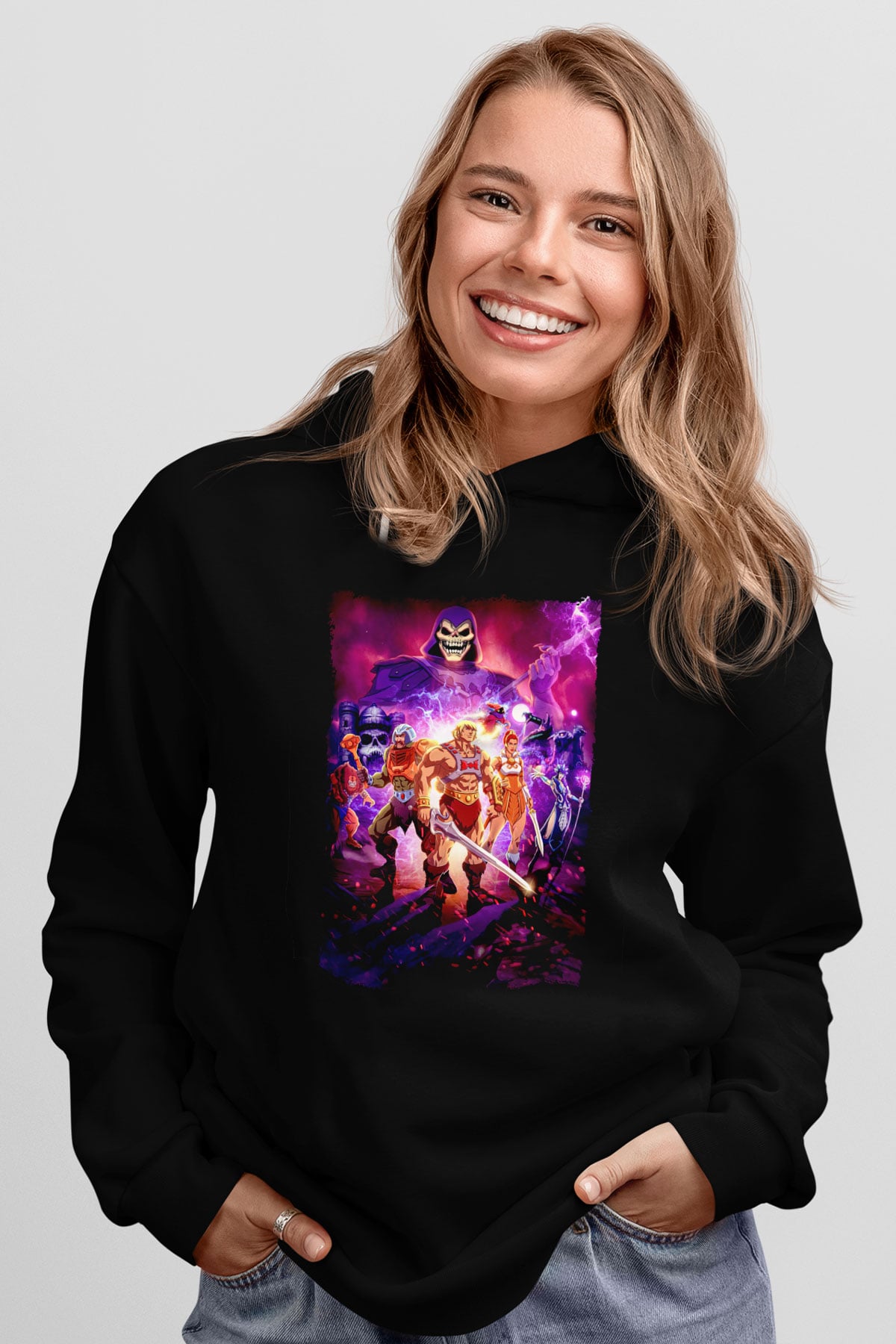 He-Man and the Masters of Universe Siyah Unisex Hoodie
