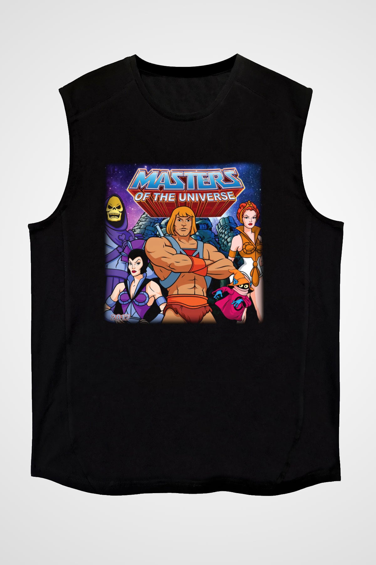 He-Man and the Masters of Universe Siyah Unisex Kolsuz Tişört