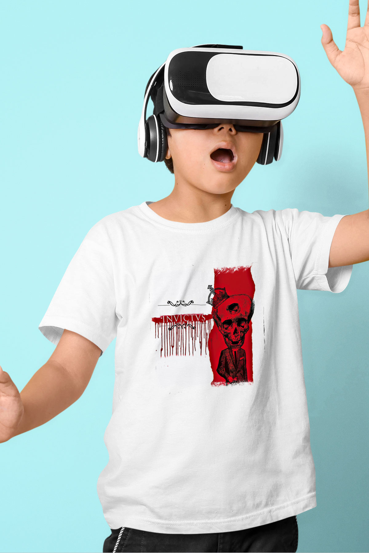 Heaven Shall Burn Baskılı Unisex Beyaz Çocuk Tişört