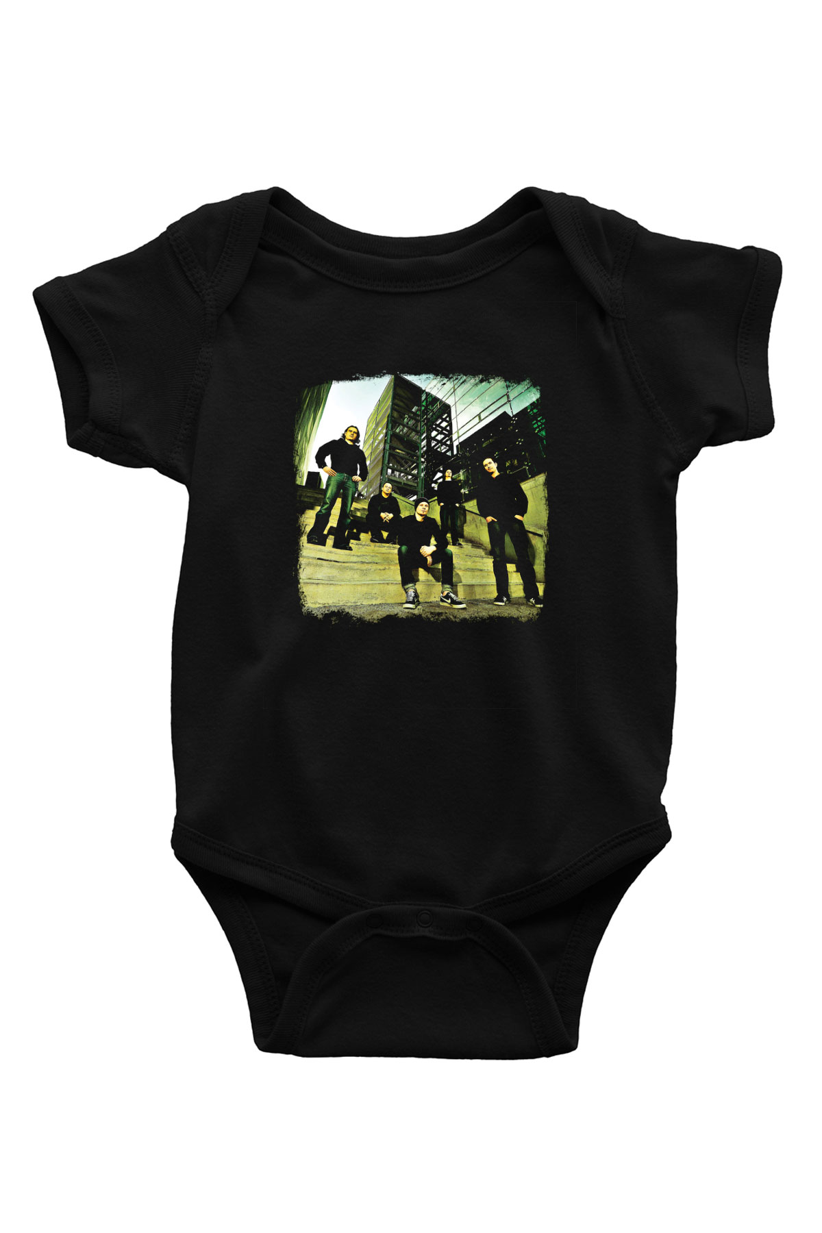 Heaven Shall Burn Baskılı Unisex Siyah Bebek Body - Zıbın