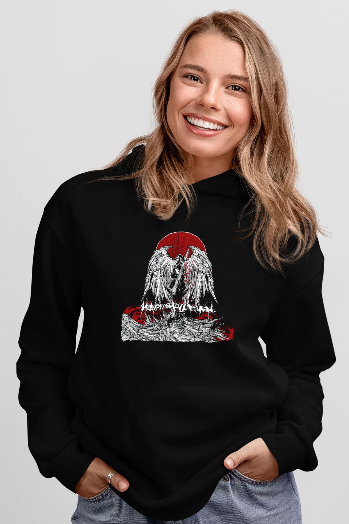 Heaven Shall Burn Siyah Unisex Hoodie