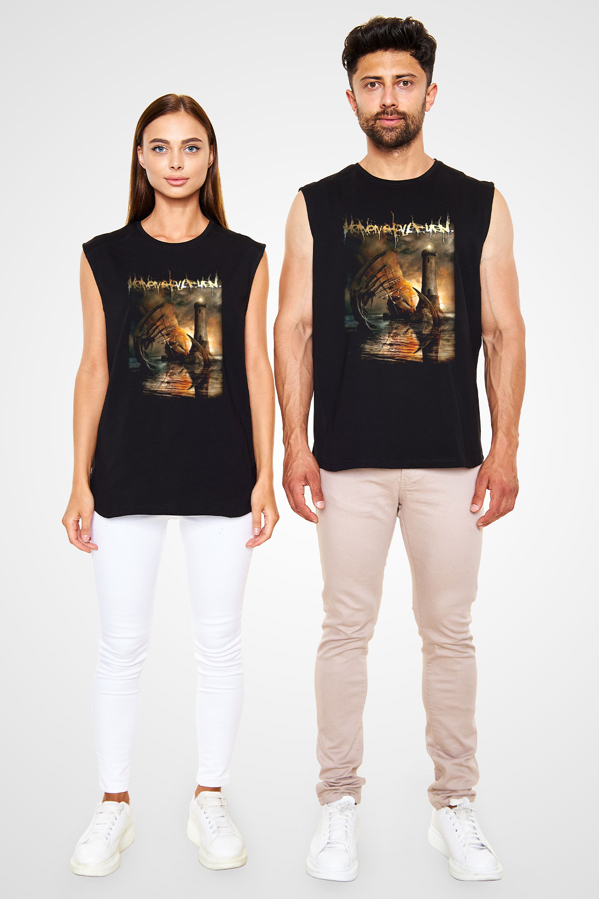 Heaven Shall Burn Siyah Unisex Kolsuz Tişört