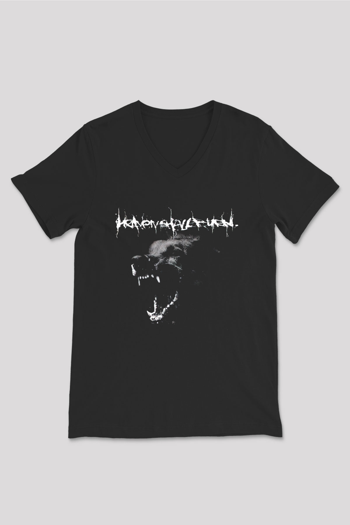 Heaven Shall Burn Siyah Unisex V Yaka Tişört