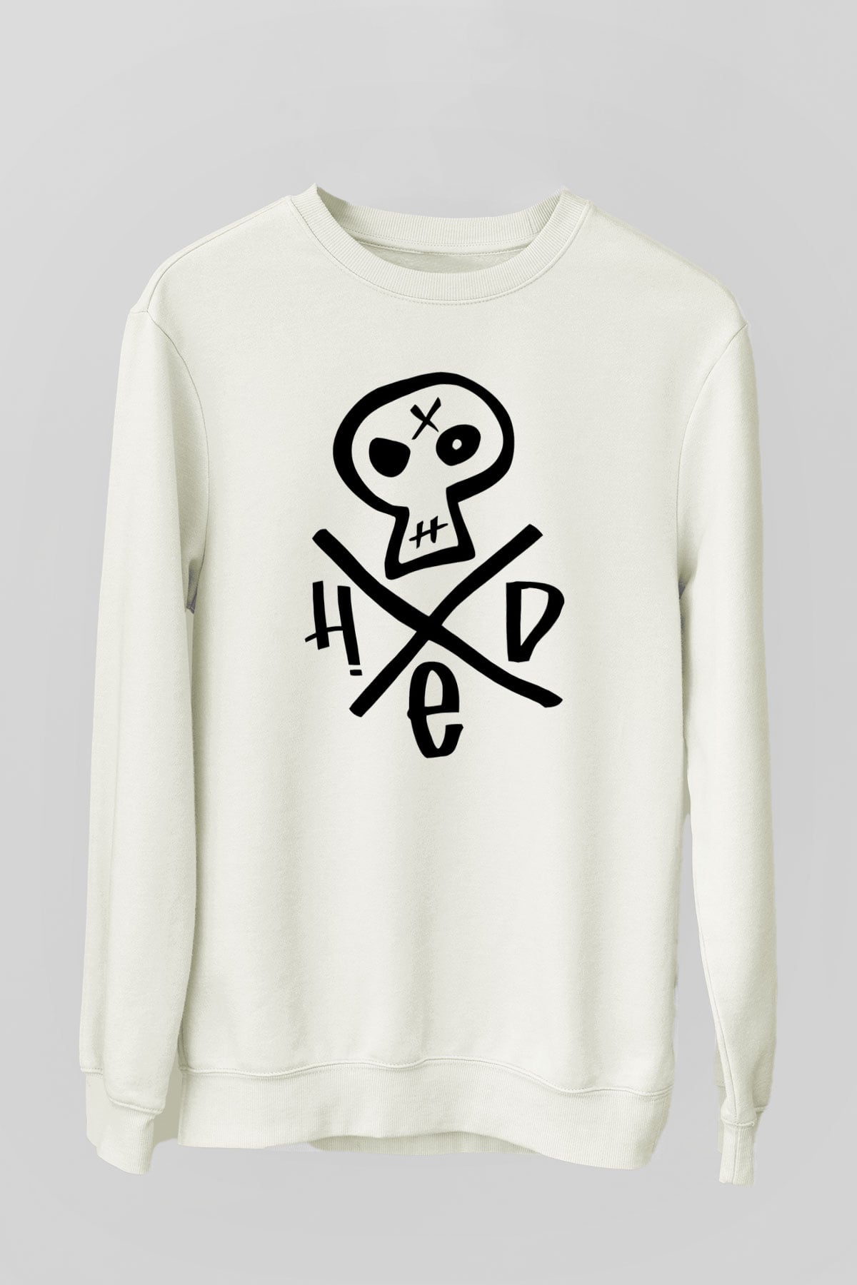Hed PE Beyaz Unisex Sweatshirt