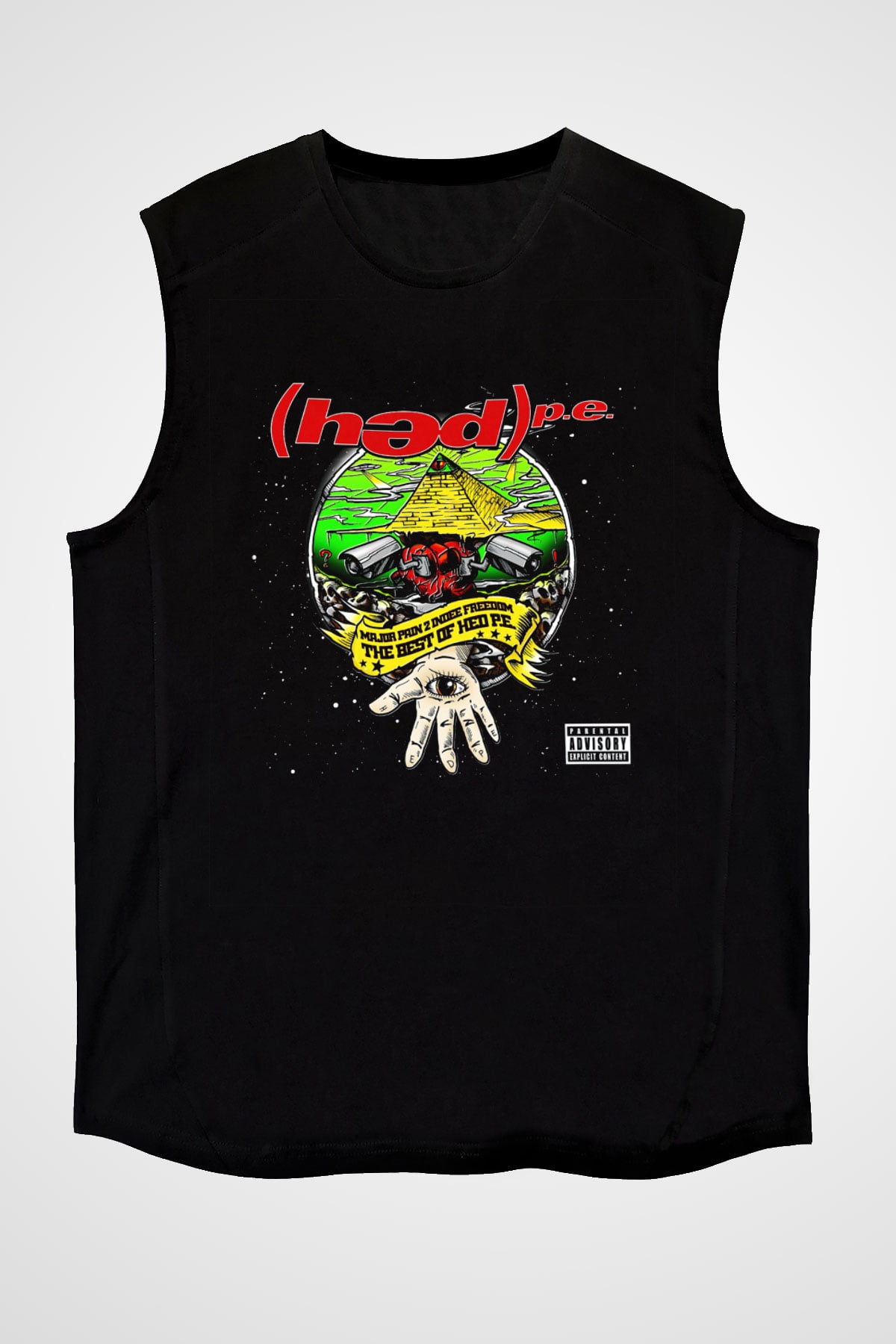 Hed PE Siyah Unisex Kolsuz Tişört