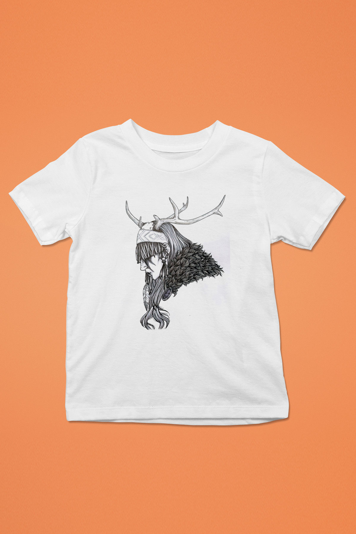 Heilung Baskılı Beyaz Unisex Beyaz Çocuk Tişört - Tshirt