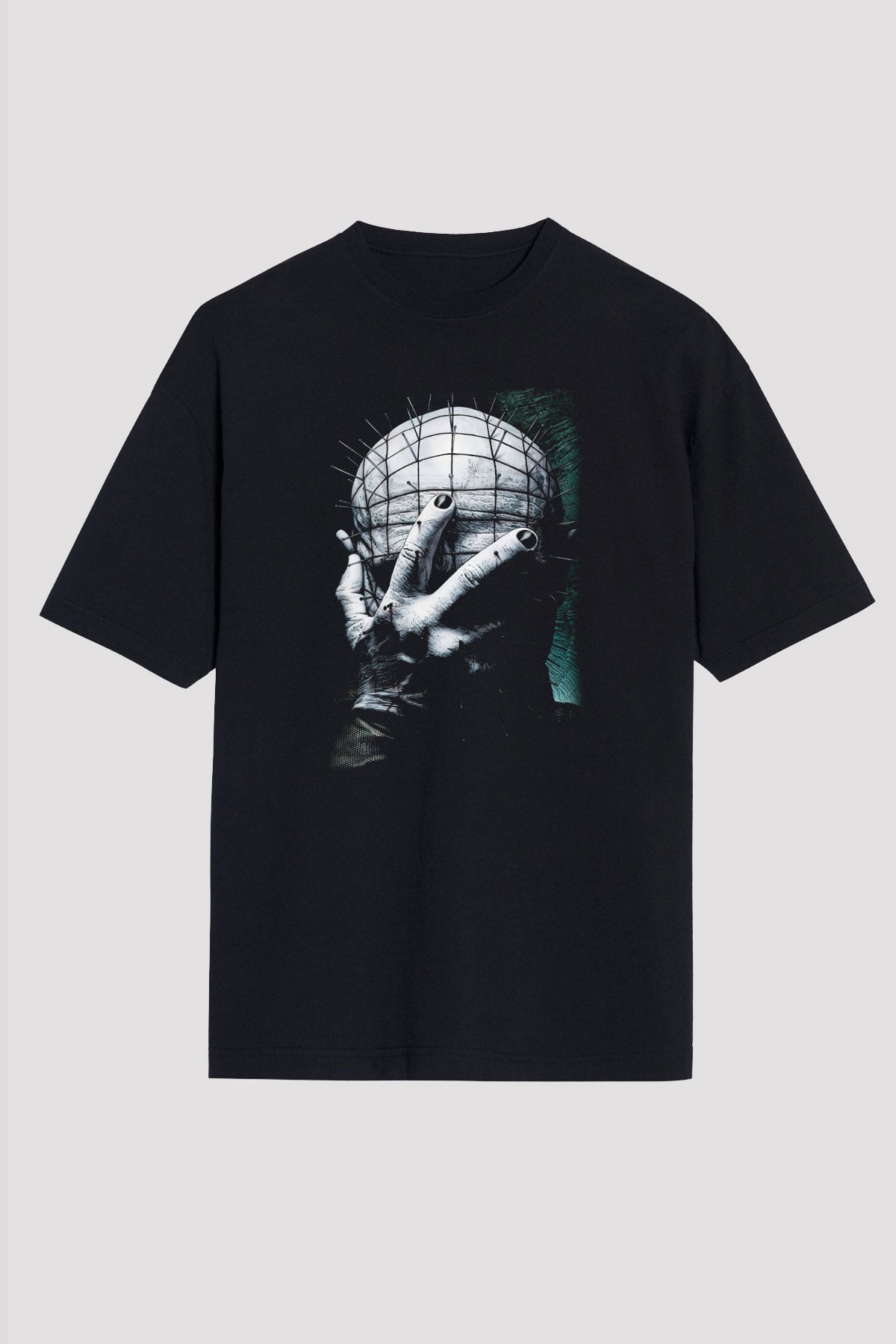 Hellraiser Siyah Unisex Oversize Tişört T-Shirt