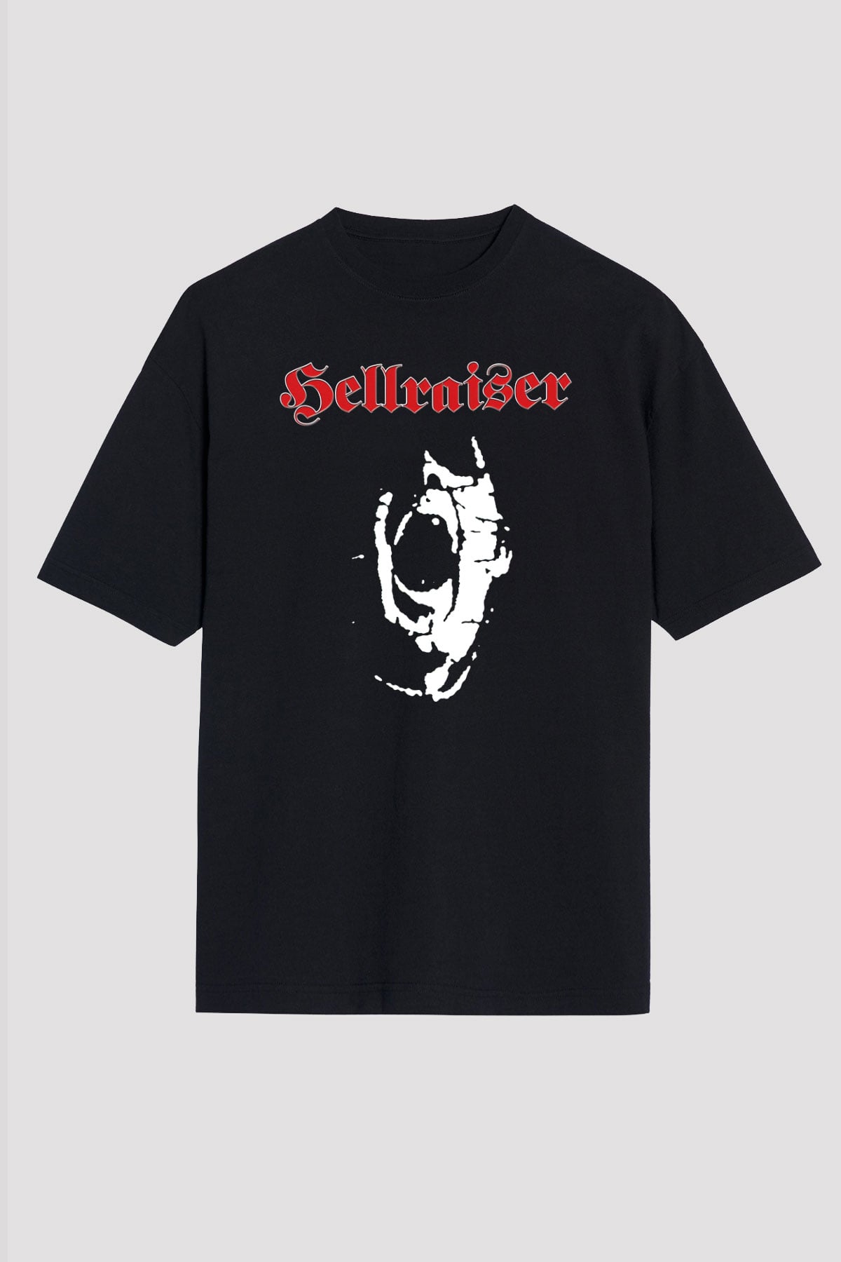 Hellraiser Siyah Unisex Oversize Tişört T-Shirt