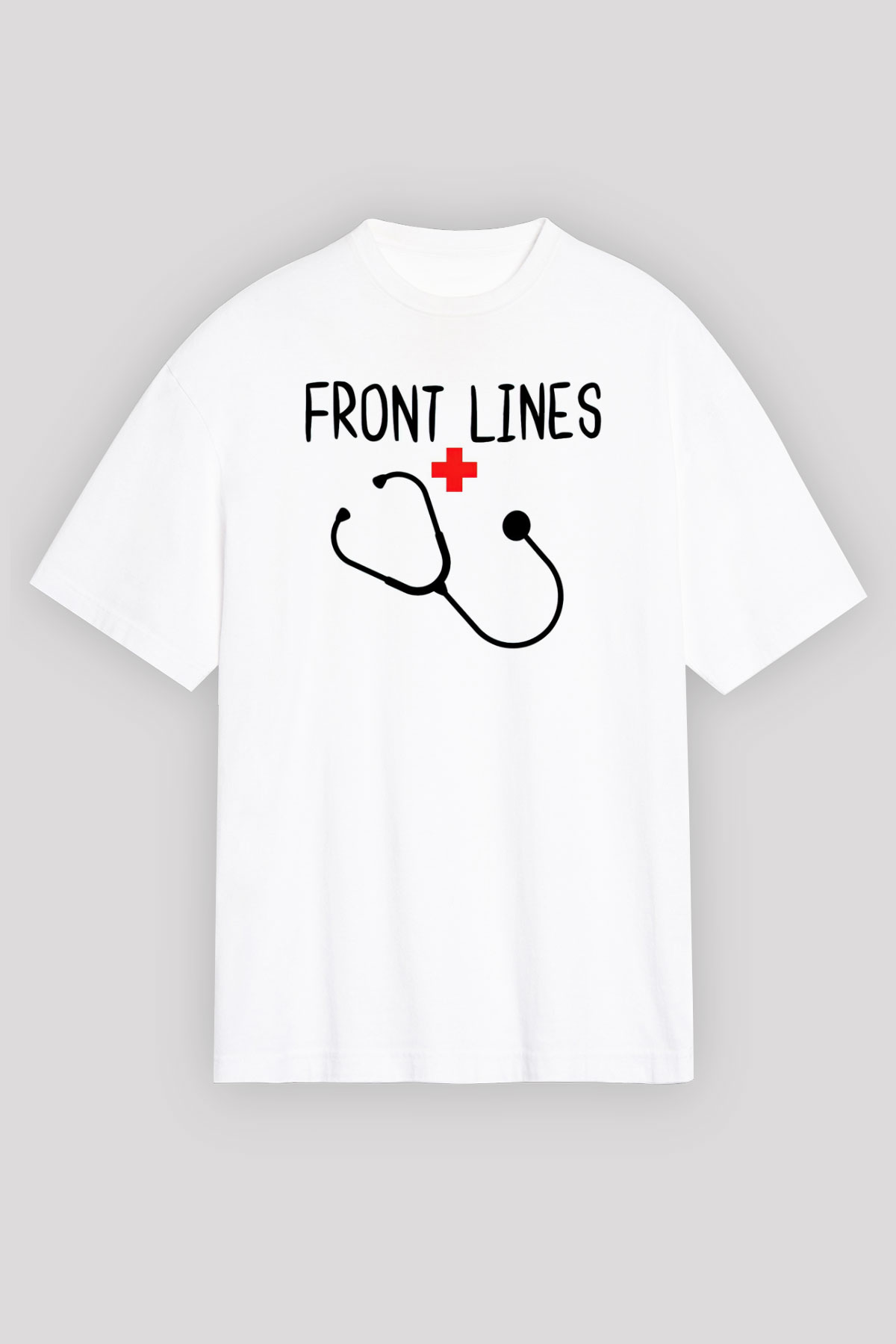 Hemşire Beyaz Unisex Tişört T-Shirt - TişörtFabrikası