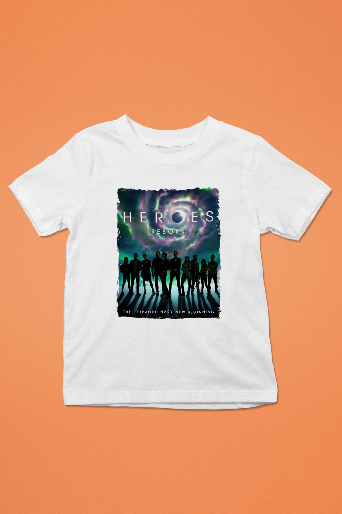 Heroes Beyaz Unisex Çocuk Tişört