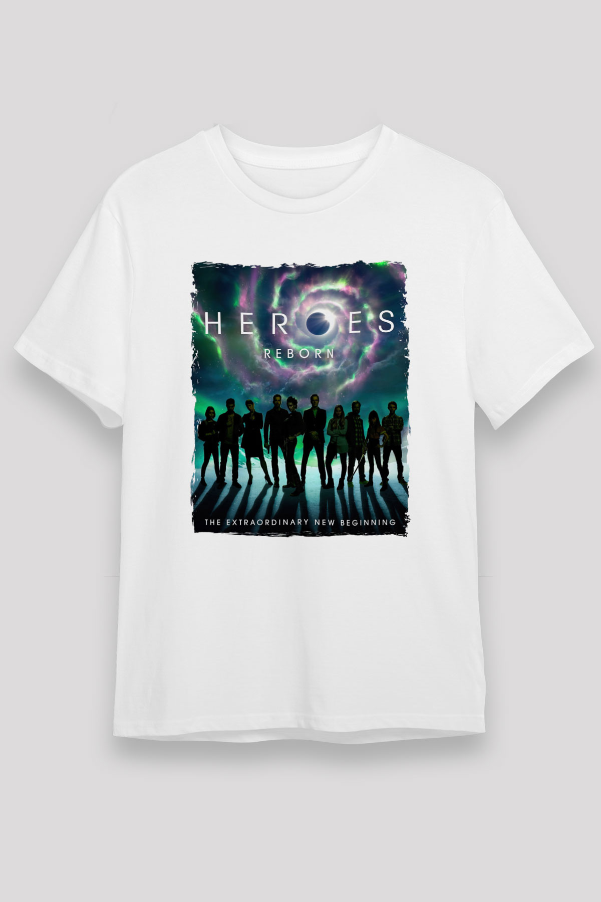 Heroes Beyaz Unisex Tişört T-Shirt