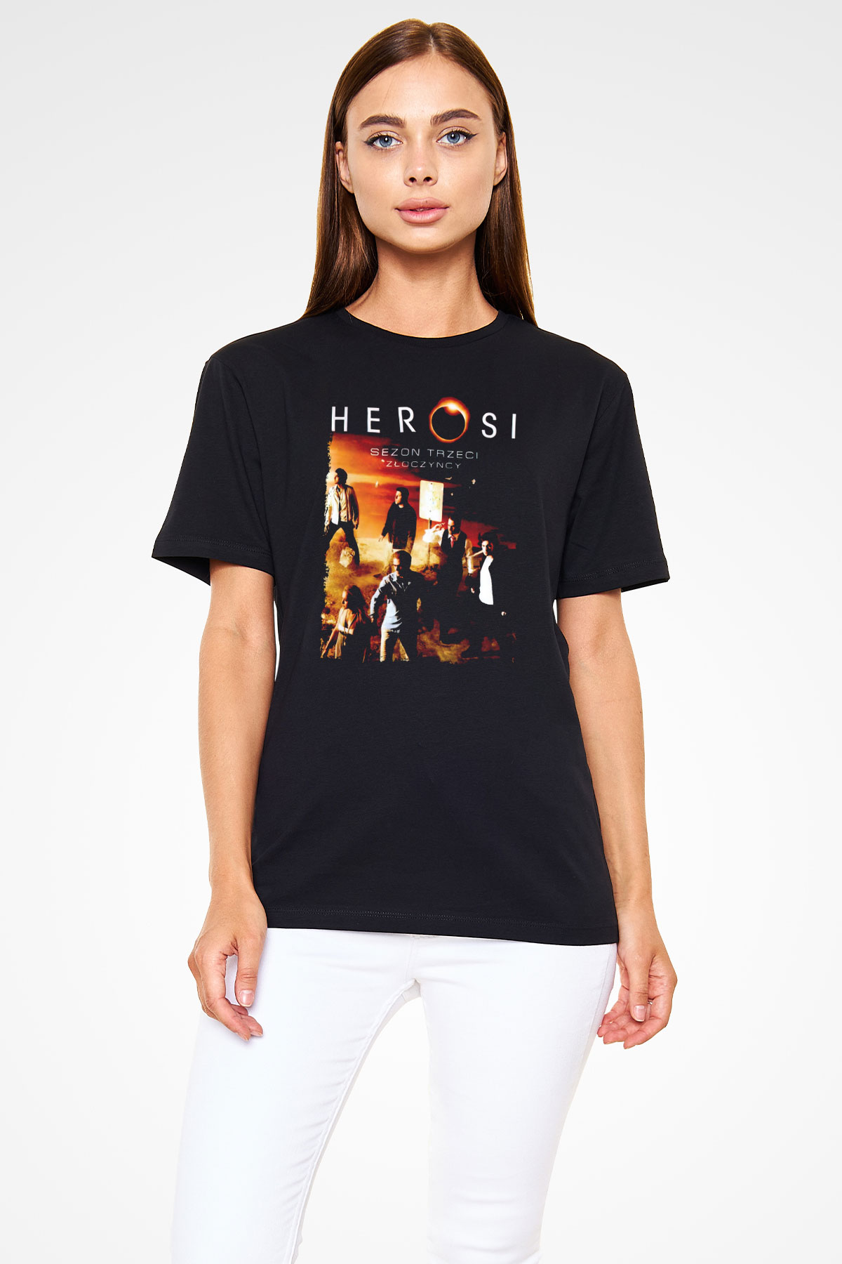 Heroes Siyah Unisex Tişört T-Shirt