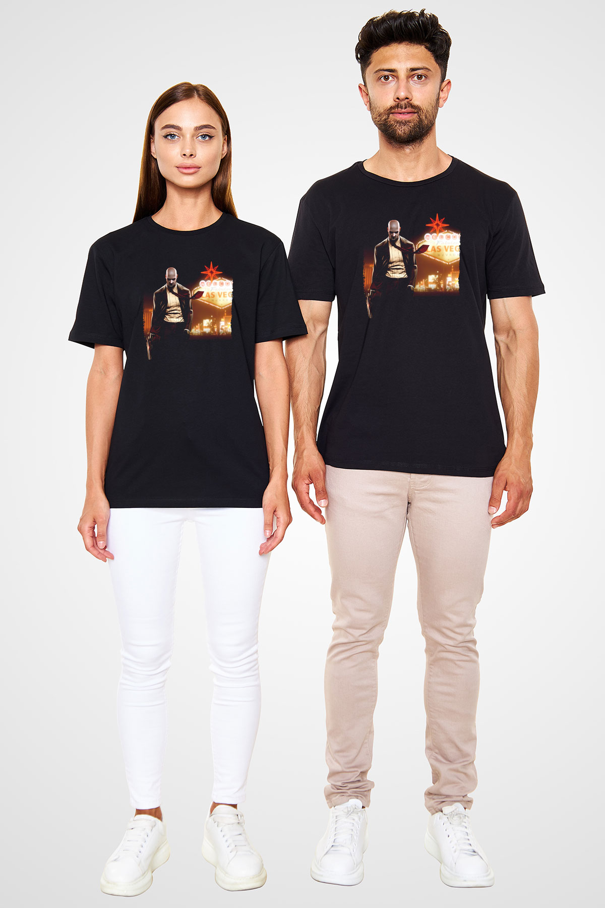 Hitman Siyah Unisex Tişört T-Shirt