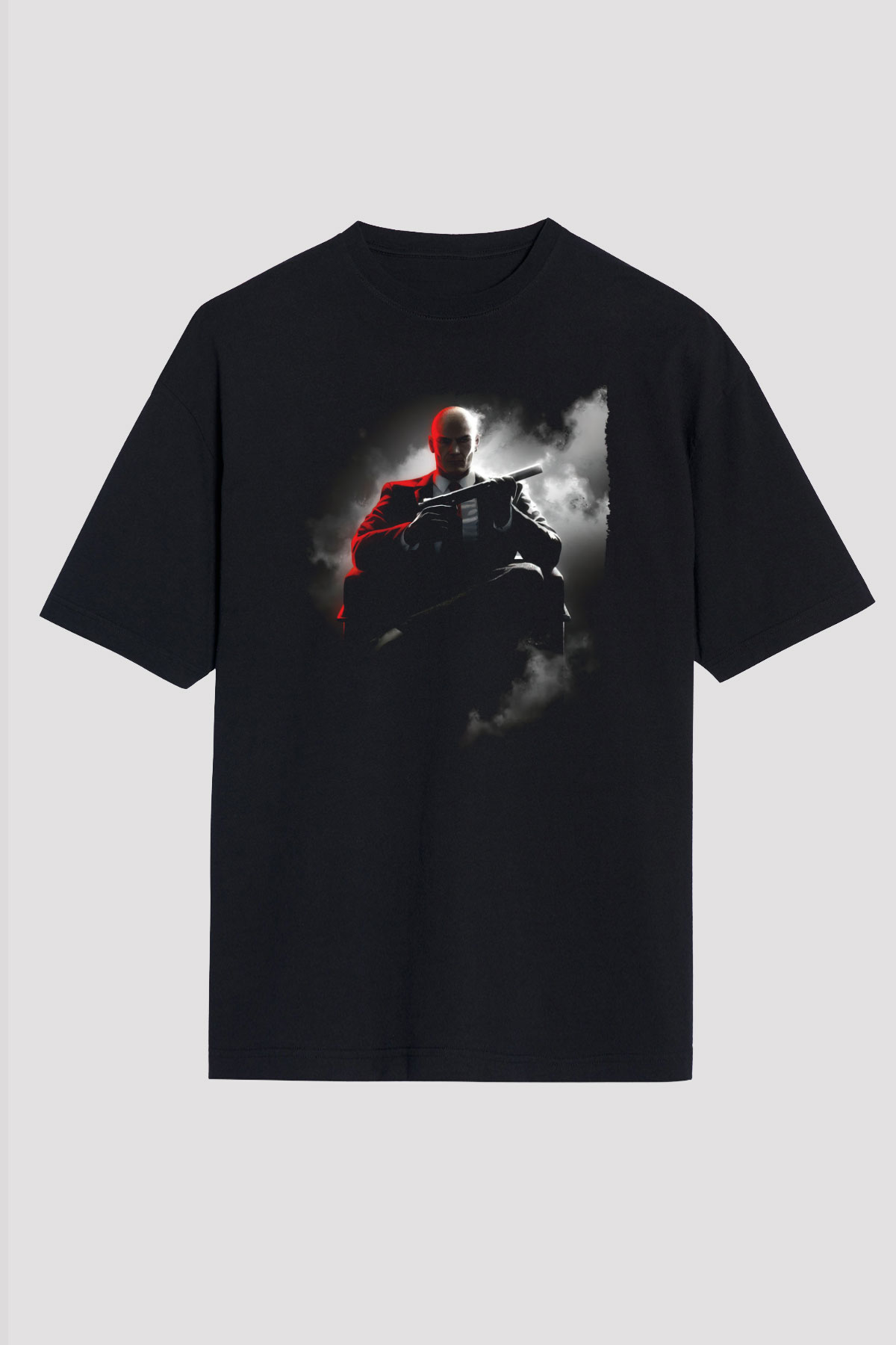 Hitman Siyah Unisex Tişört T-Shirt
