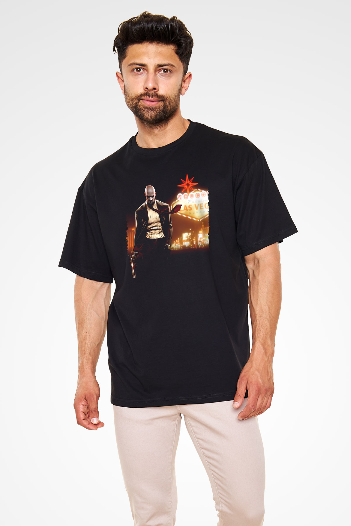 Hitman Siyah Unisex Tişört T-Shirt