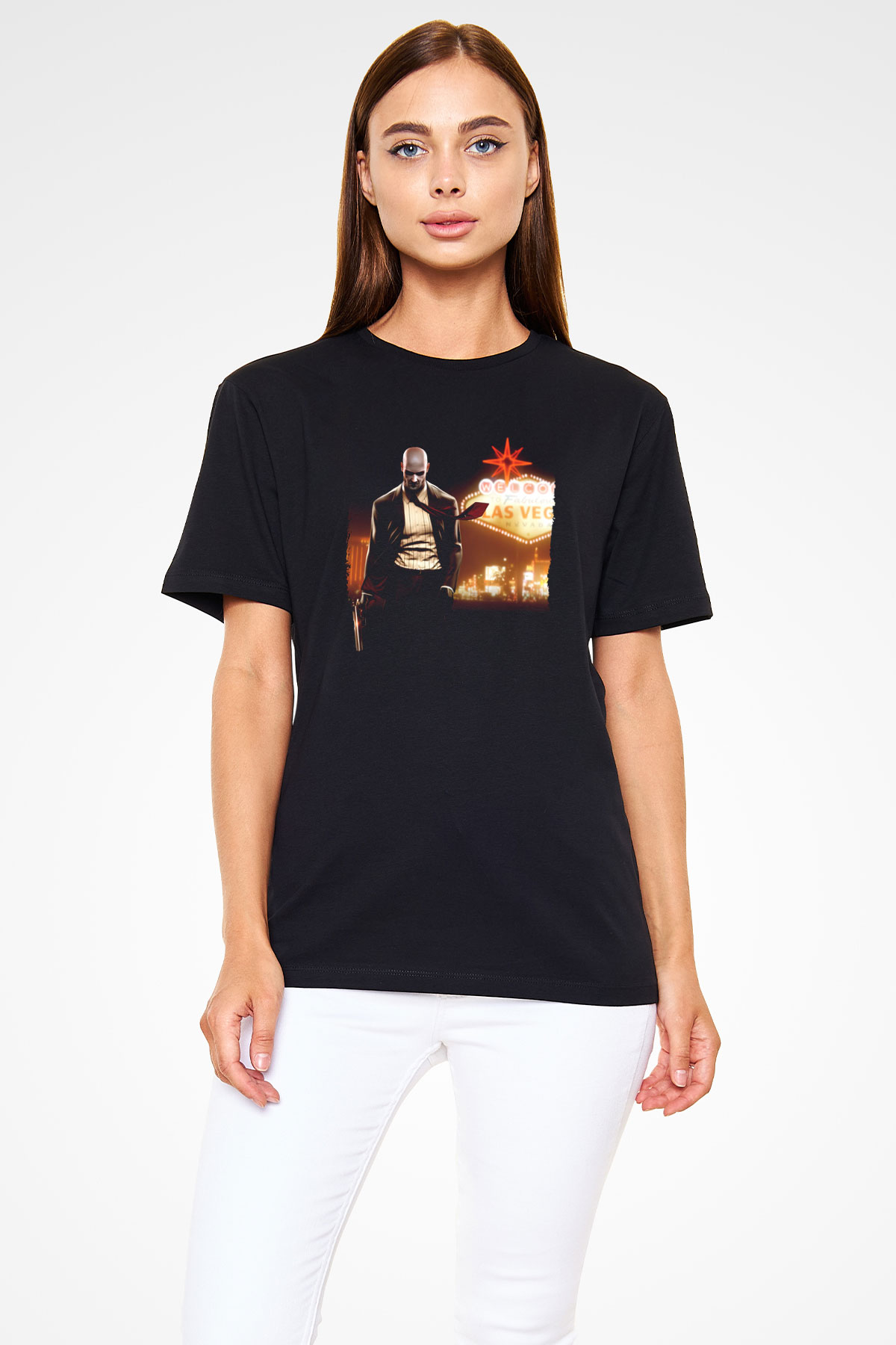 Hitman Siyah Unisex Tişört T-Shirt