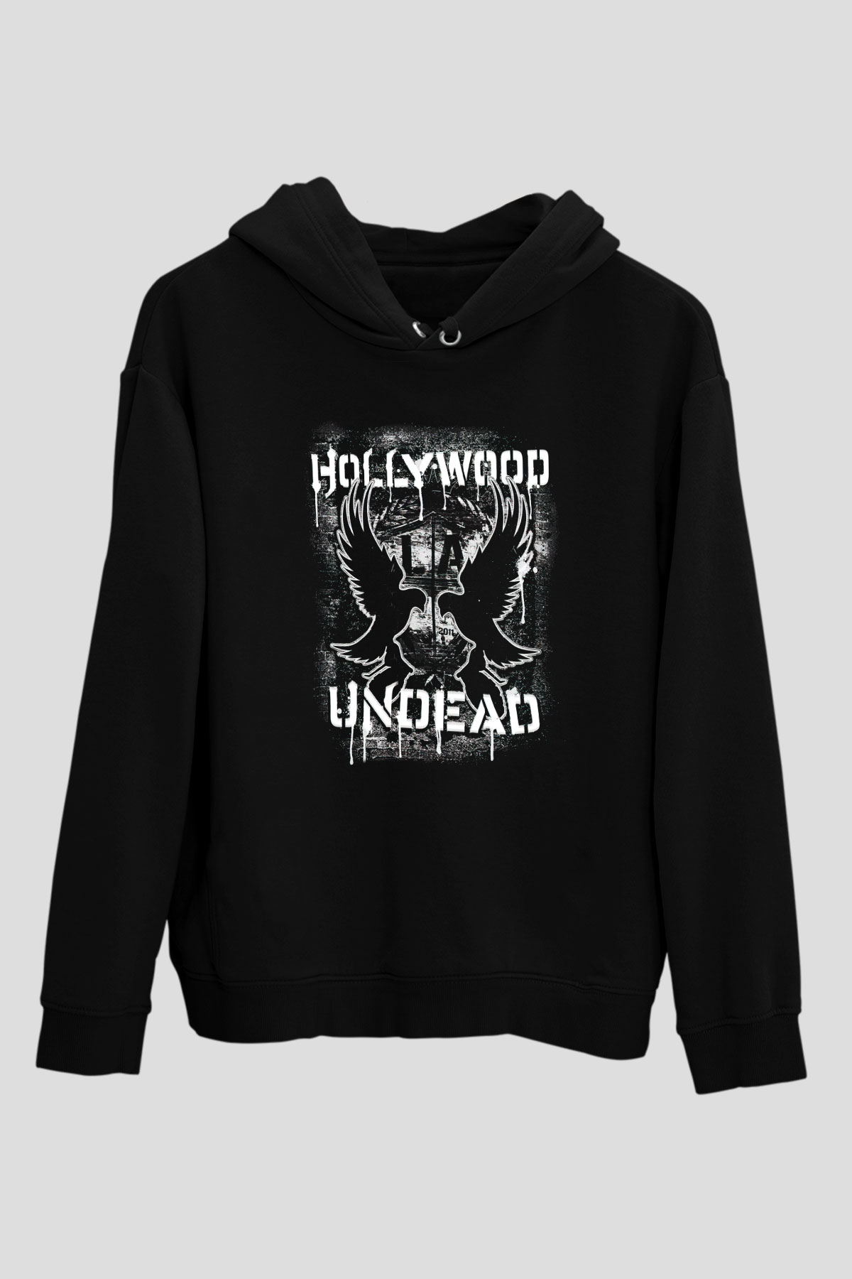 Hollywood Undead Siyah Unisex Hoodie