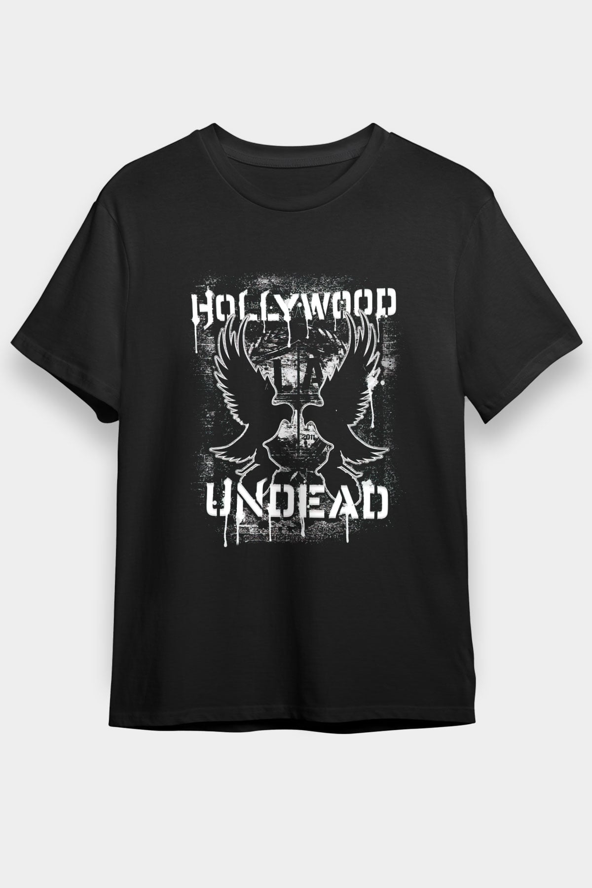 Hollywood Undead Siyah Unisex Tişört T-Shirt - TişörtFabrikası