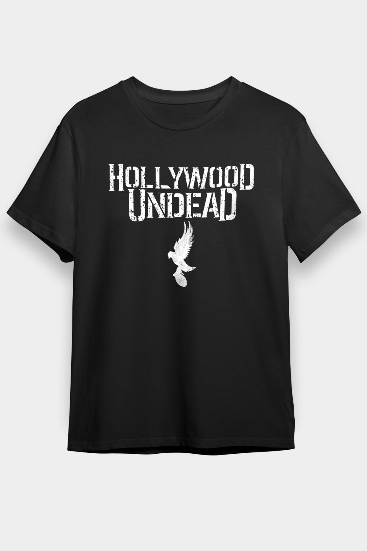 Hollywood Undead Siyah Unisex Tişört T-Shirt - TişörtFabrikası