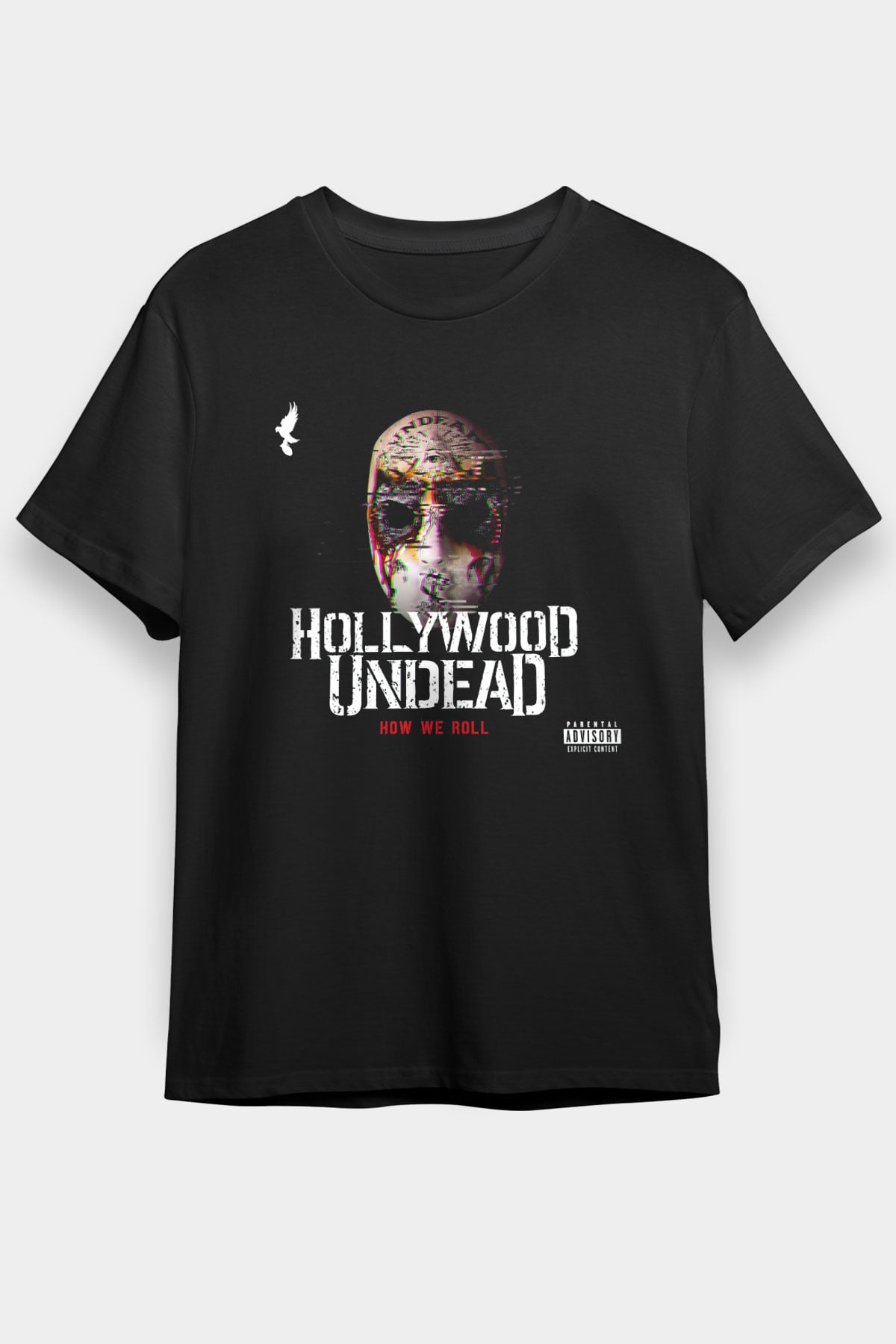 Hollywood Undead Siyah Unisex Tişört T-Shirt - TişörtFabrikası