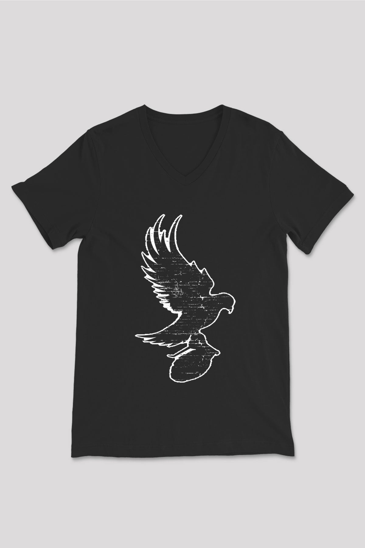 Hollywood Undead Siyah Unisex V Yaka Tişört T-Shirt