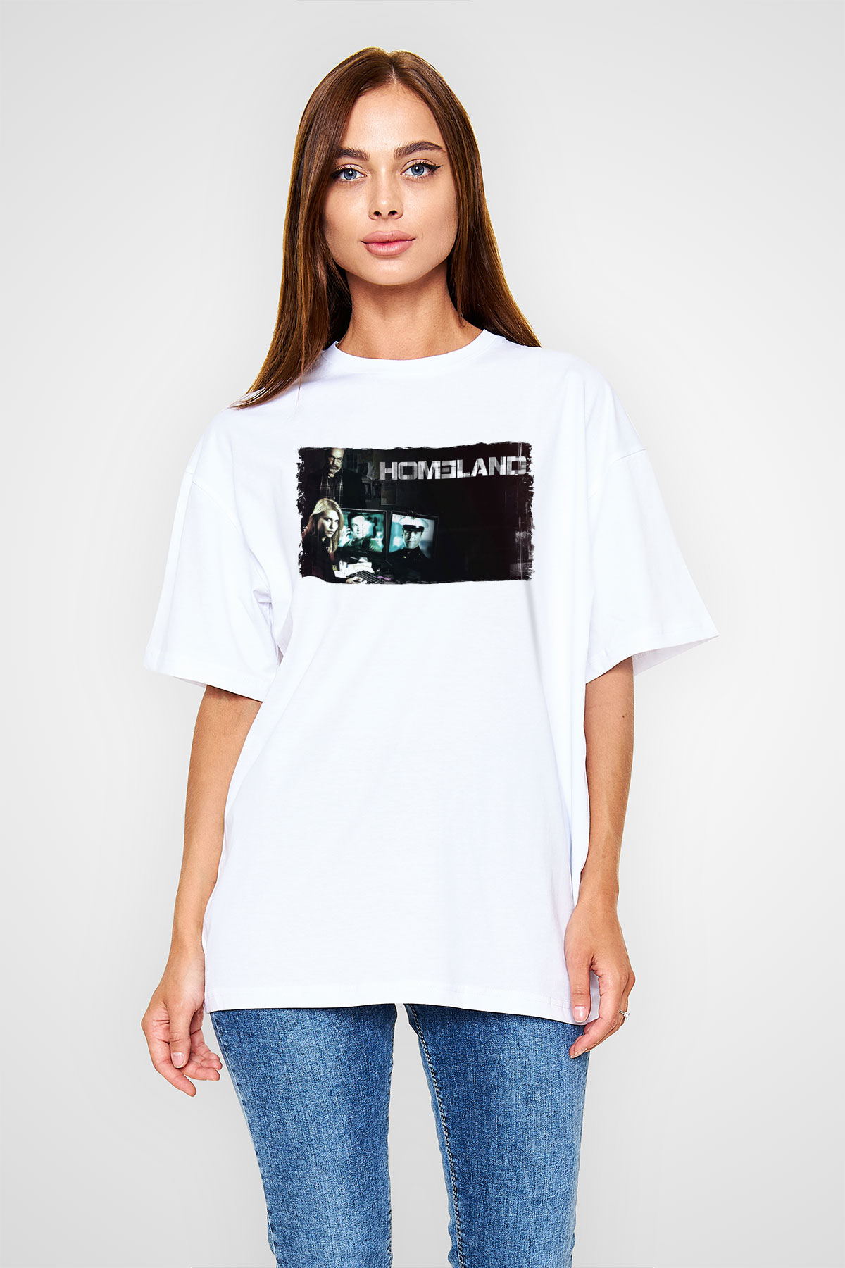 Homeland Beyaz Unisex Tişört T-Shirt