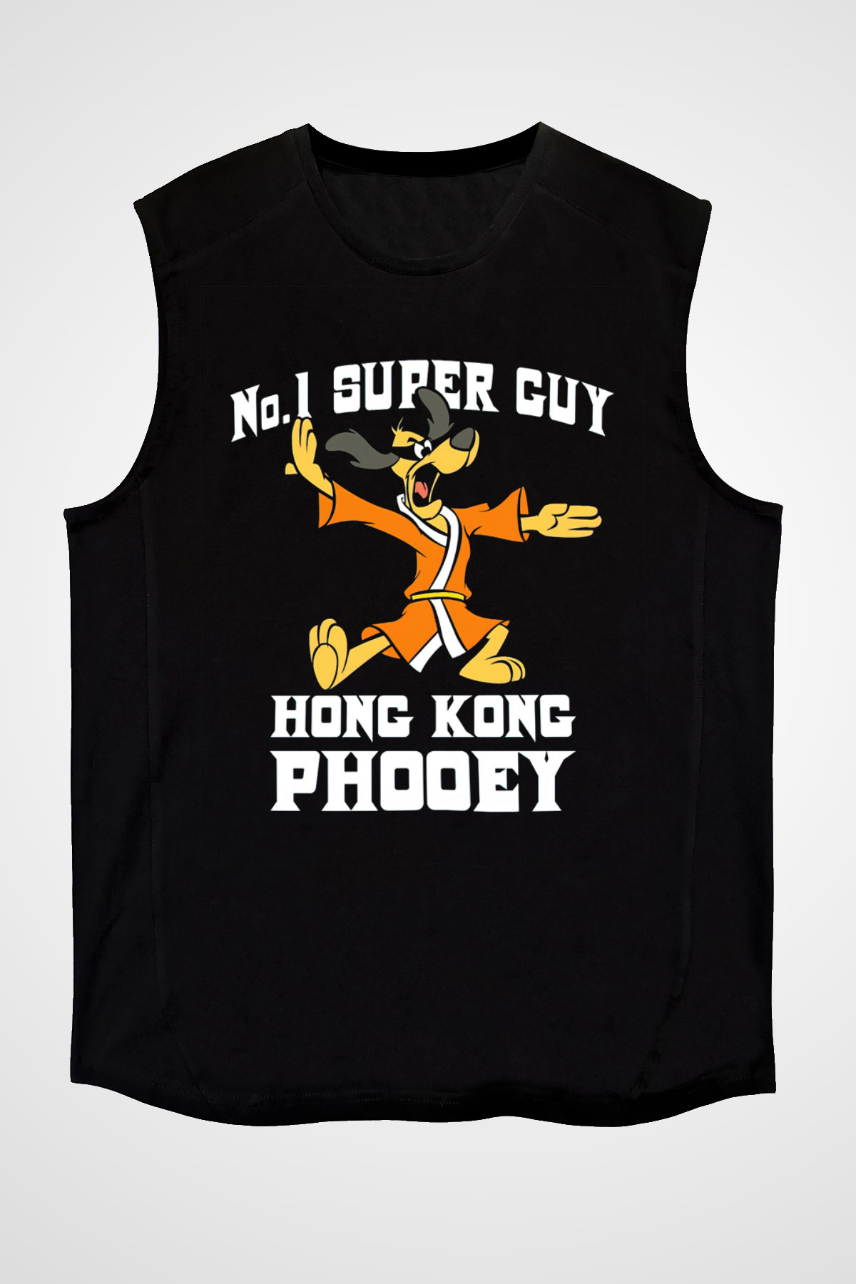 Hong Kong Phooey Siyah Unisex  Kolsuz Tişört