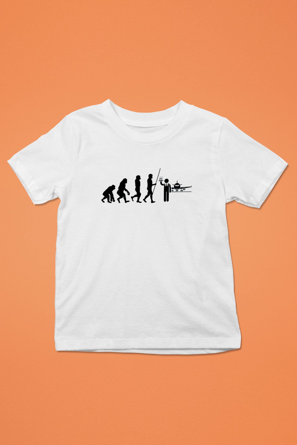 Hostes Beyaz Unisex Çocuk Tişört