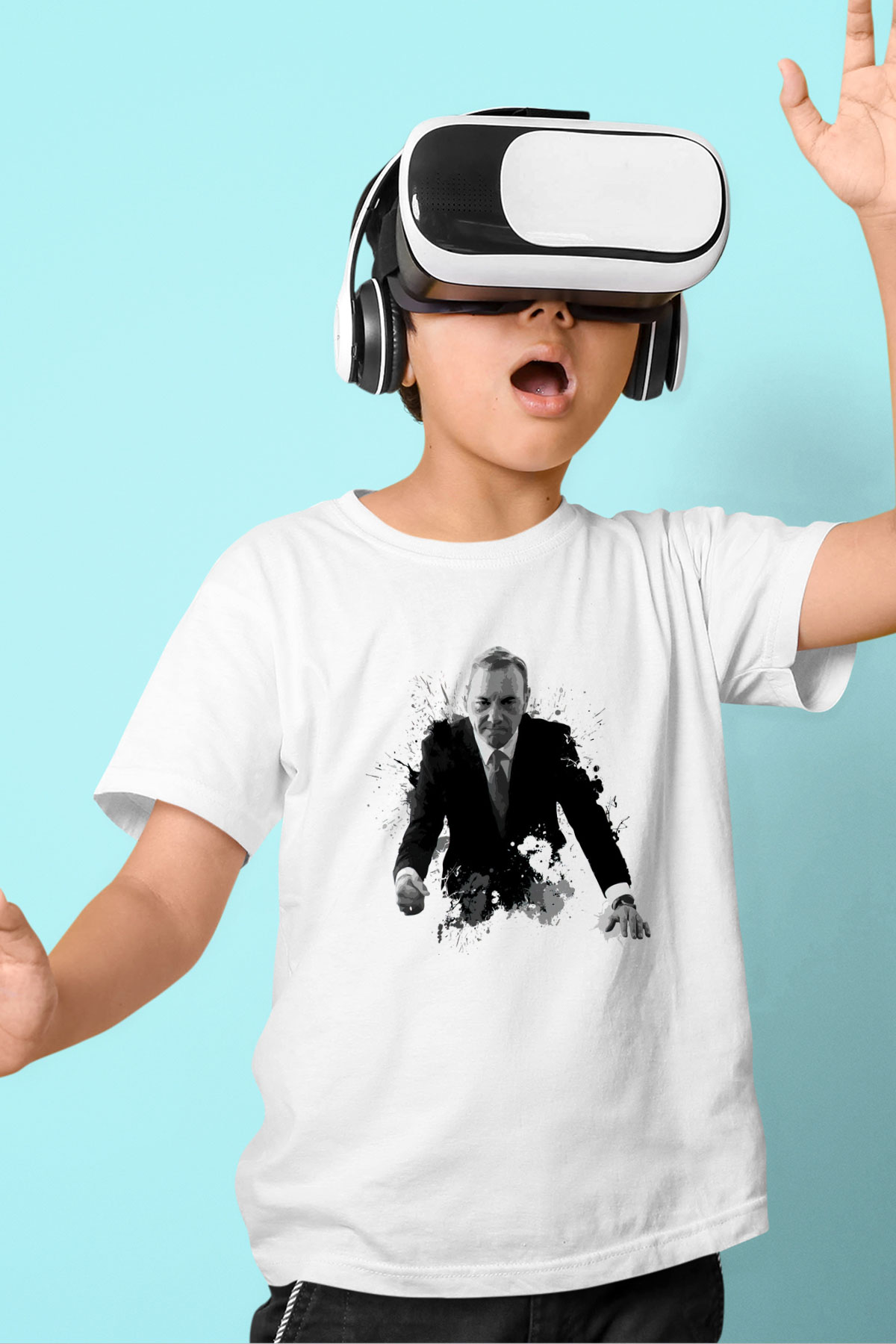 House of Cards Beyaz Unisex Çocuk Tişört