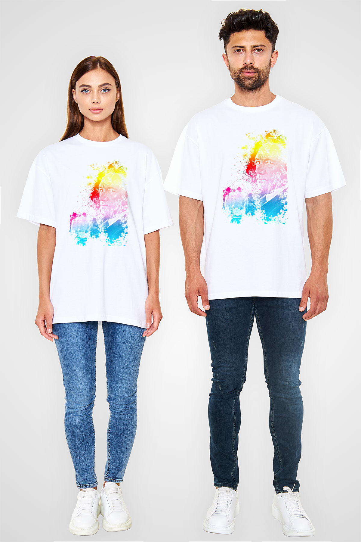 House of Cards Beyaz Unisex Tişört T-Shirt