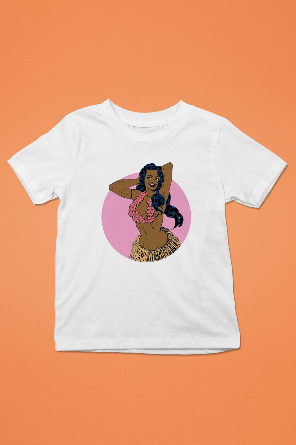 Hula Beyaz Unisex Çocuk Tişört