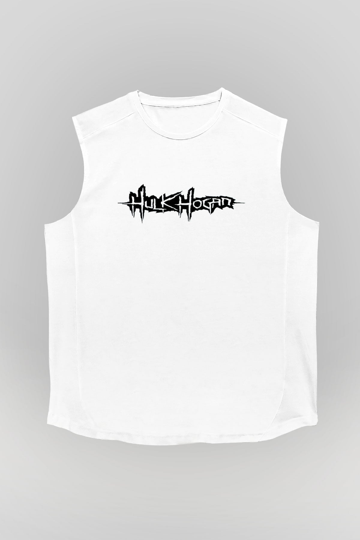 Hulk Hogan Beyaz Unisex  Kolsuz Tişört