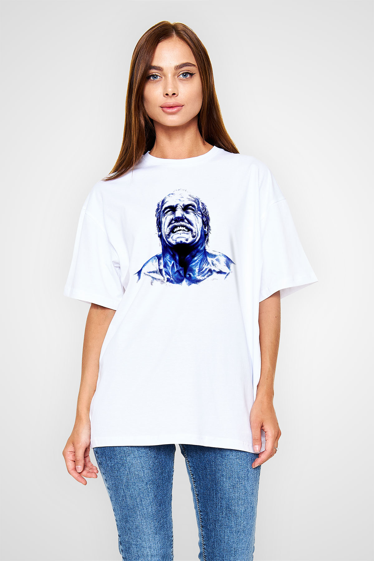 Hulk Hogan Beyaz Unisex Tişört