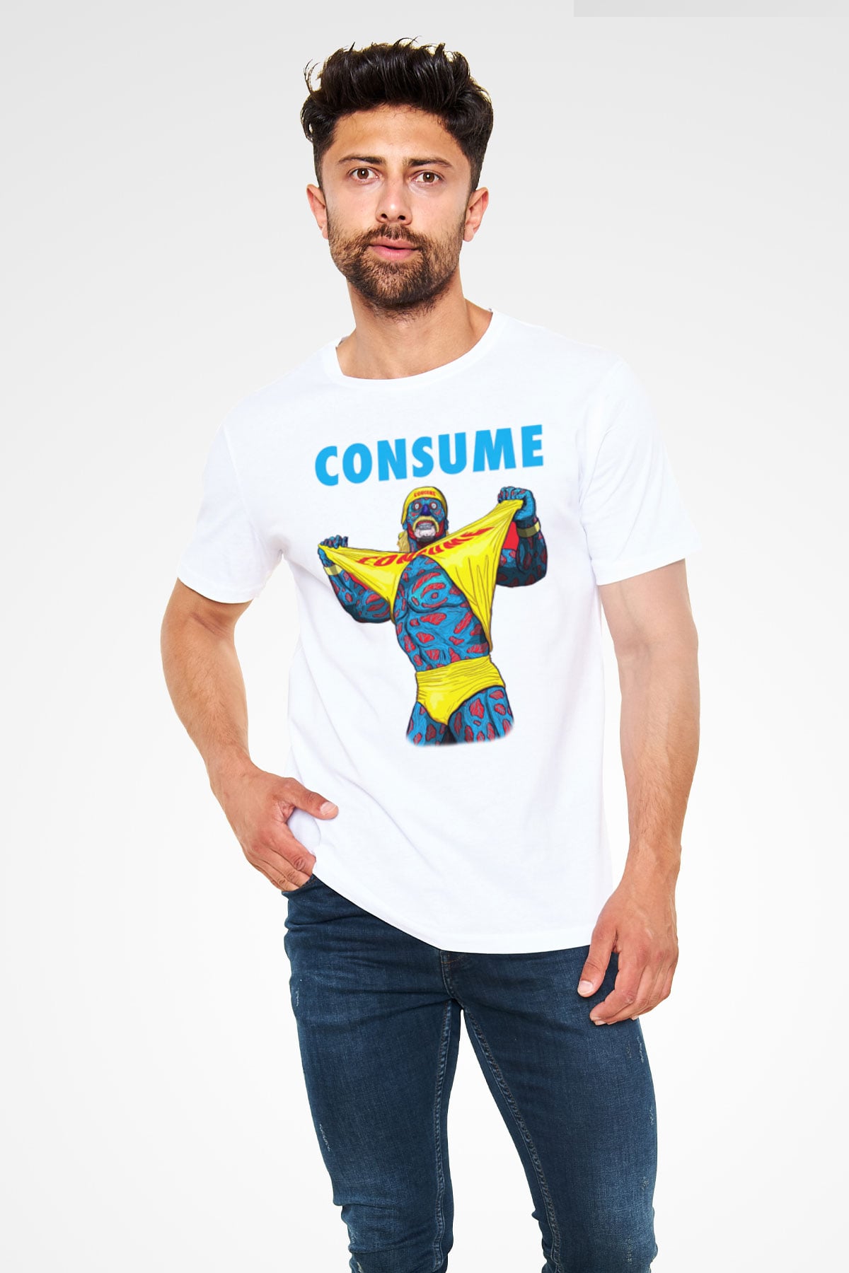 Hulk Hogan Beyaz Unisex Tişört