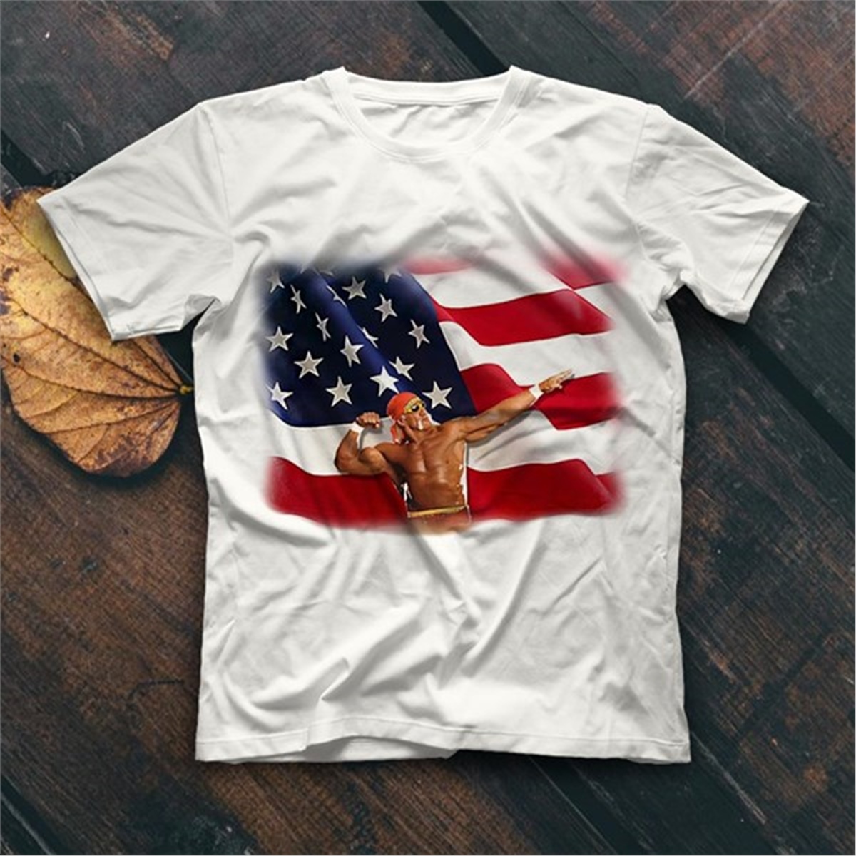 Hulk Hogan Beyaz Unisex Tişört