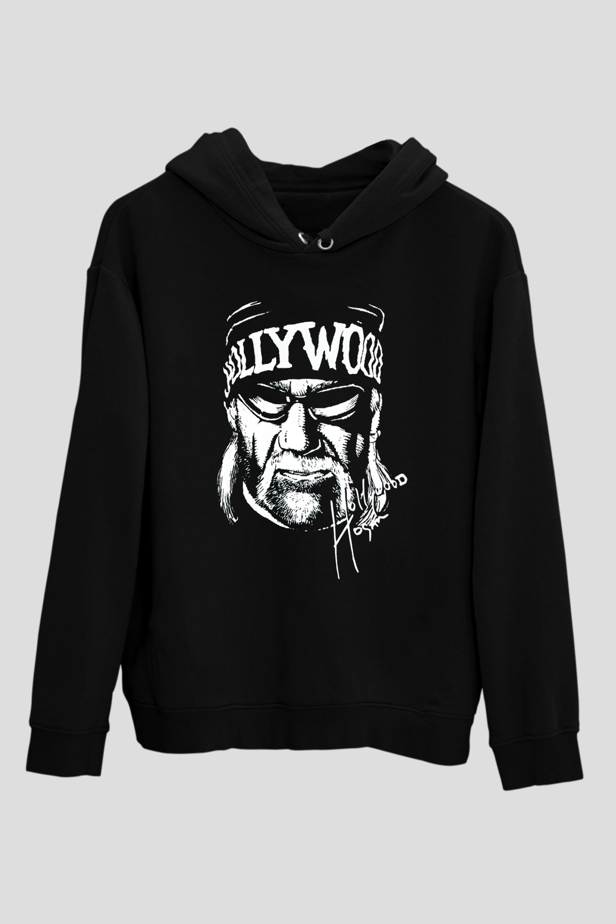 Hulk Hogan Siyah Unisex Hoodie
