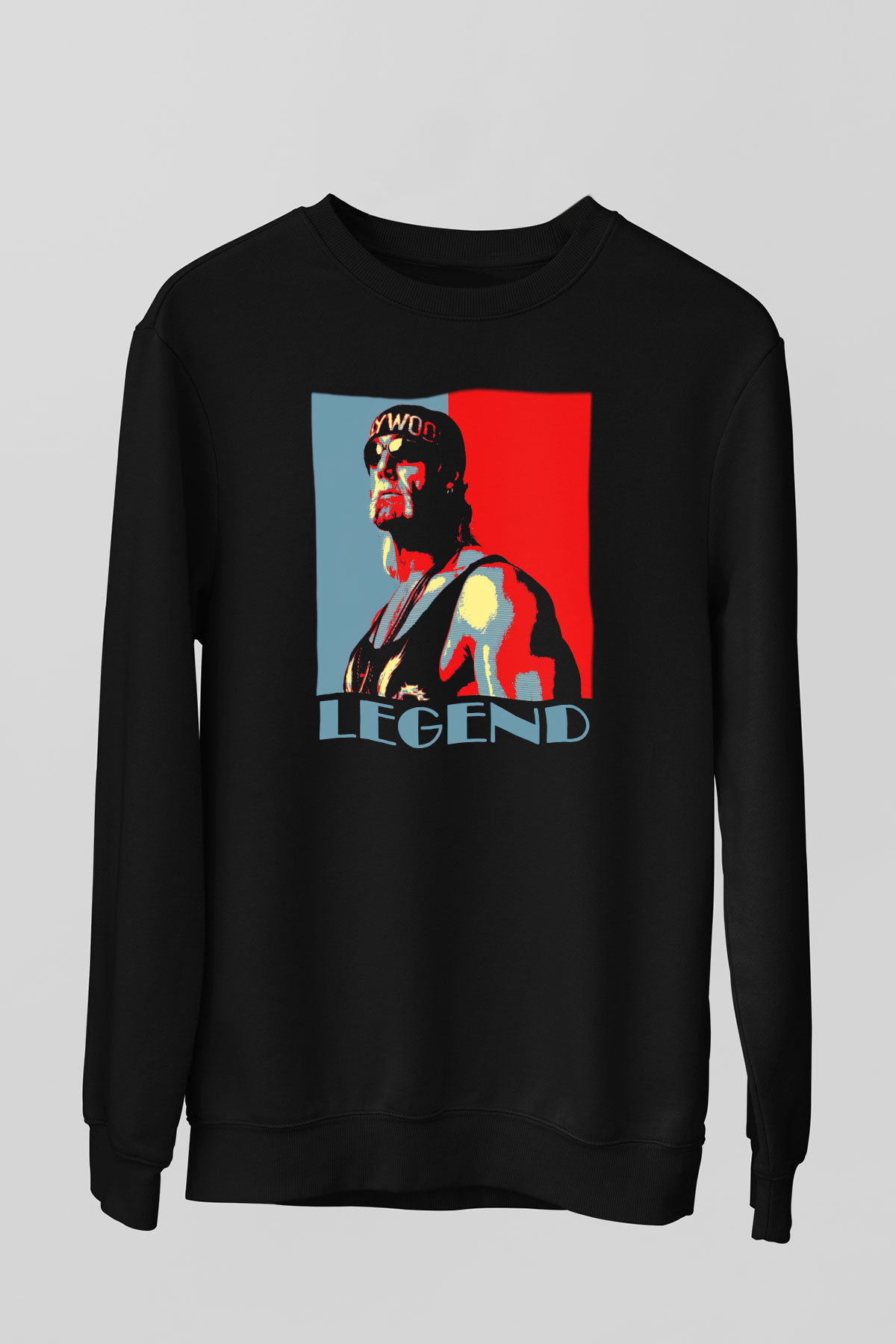 Hulk Hogan Siyah Unisex Sweatshirt