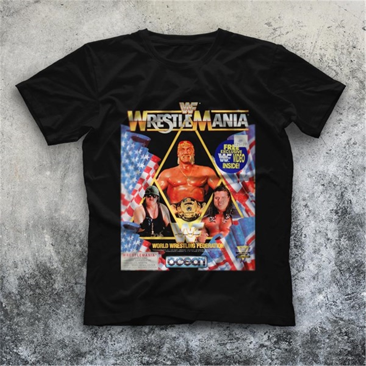 Hulk Hogan Siyah Unisex Tişört