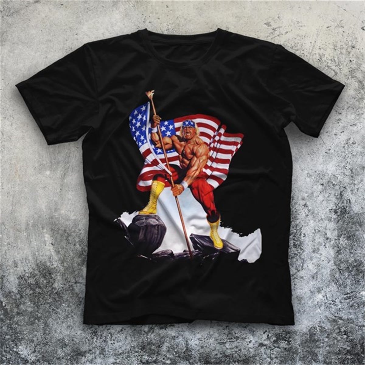 Hulk Hogan Siyah Unisex Tişört
