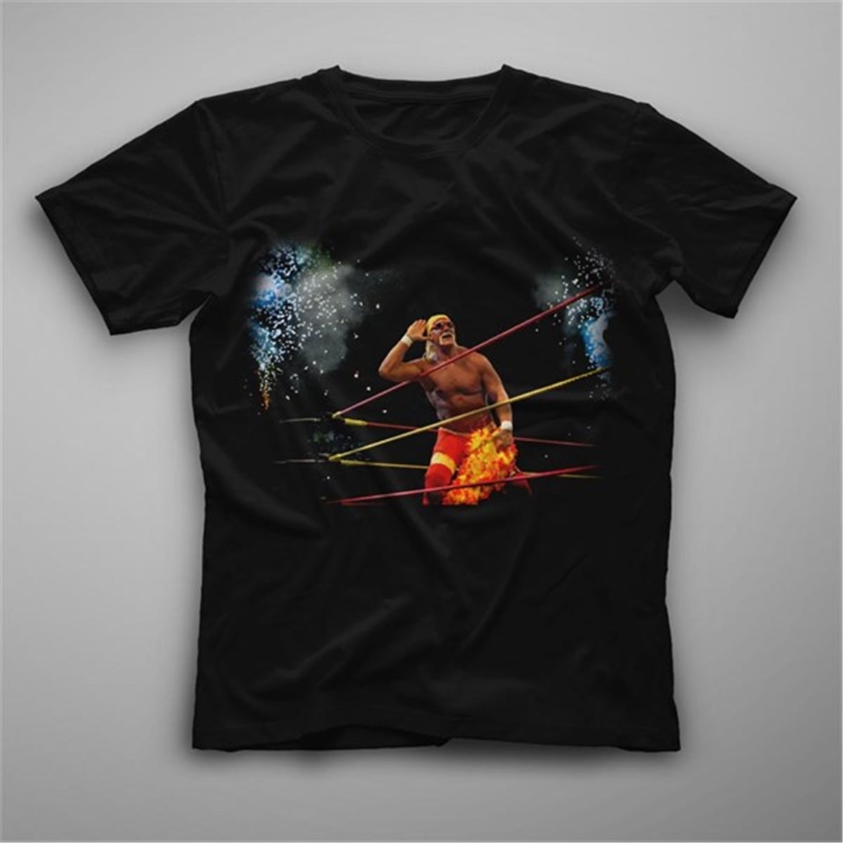 Hulk Hogan Siyah Unisex Tişört