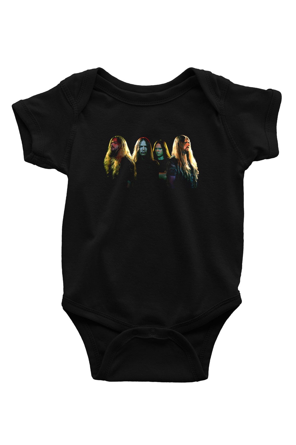 Hypocrisy Baskılı Unisex Siyah Bebek Body - Zıbın