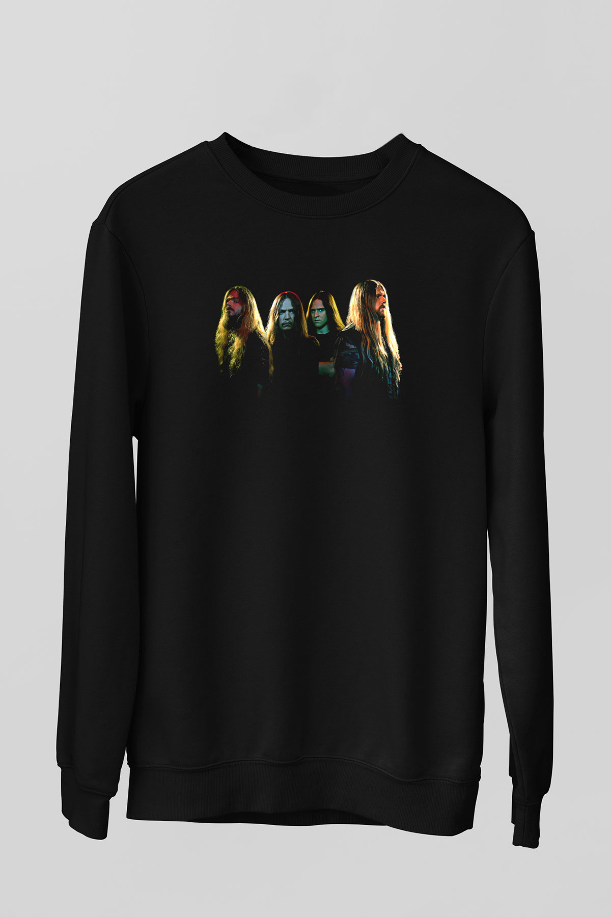 Hypocrisy Baskılı Unisex Siyah Sweatshirt