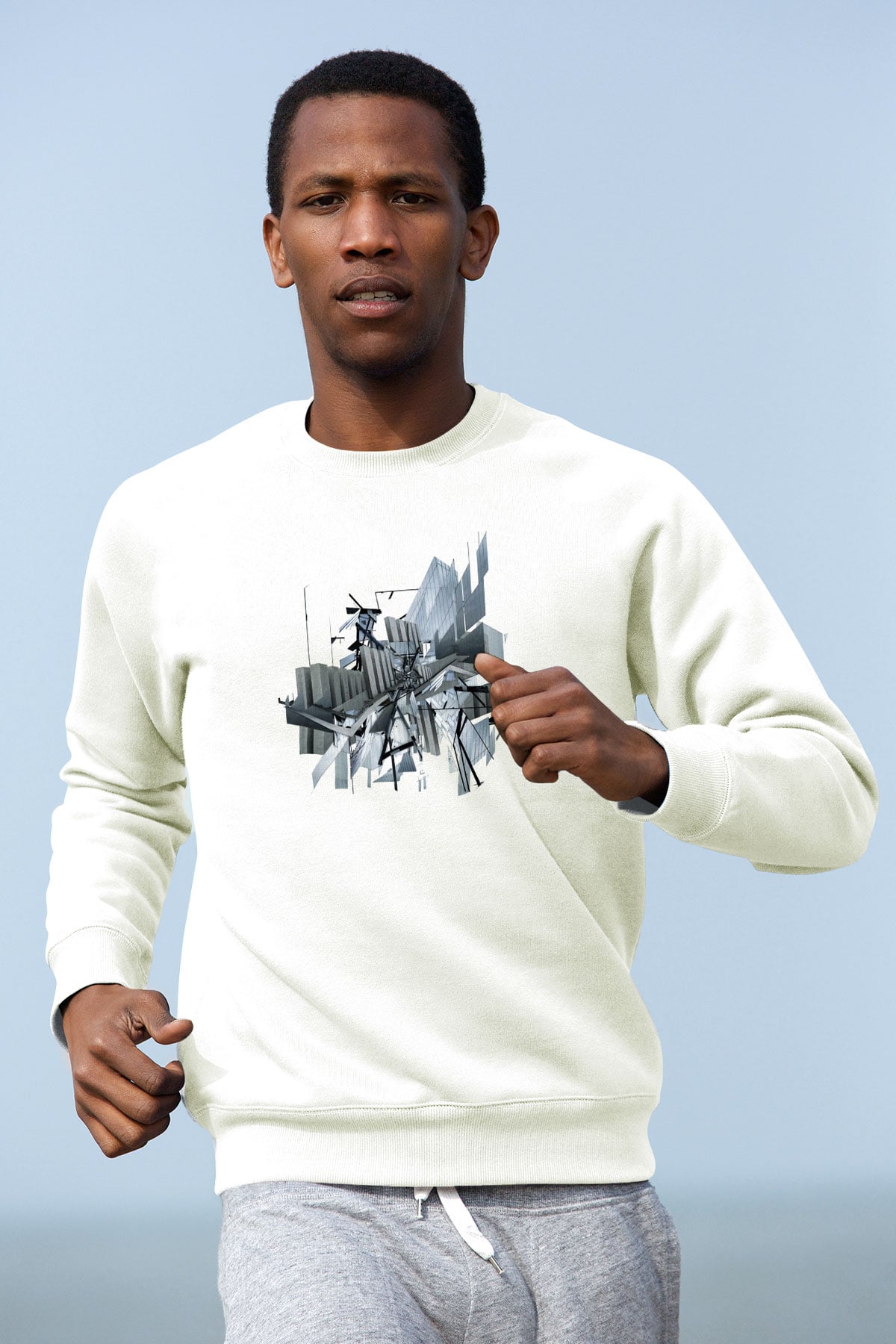 İç mimar Beyaz Unisex Sweatshirt