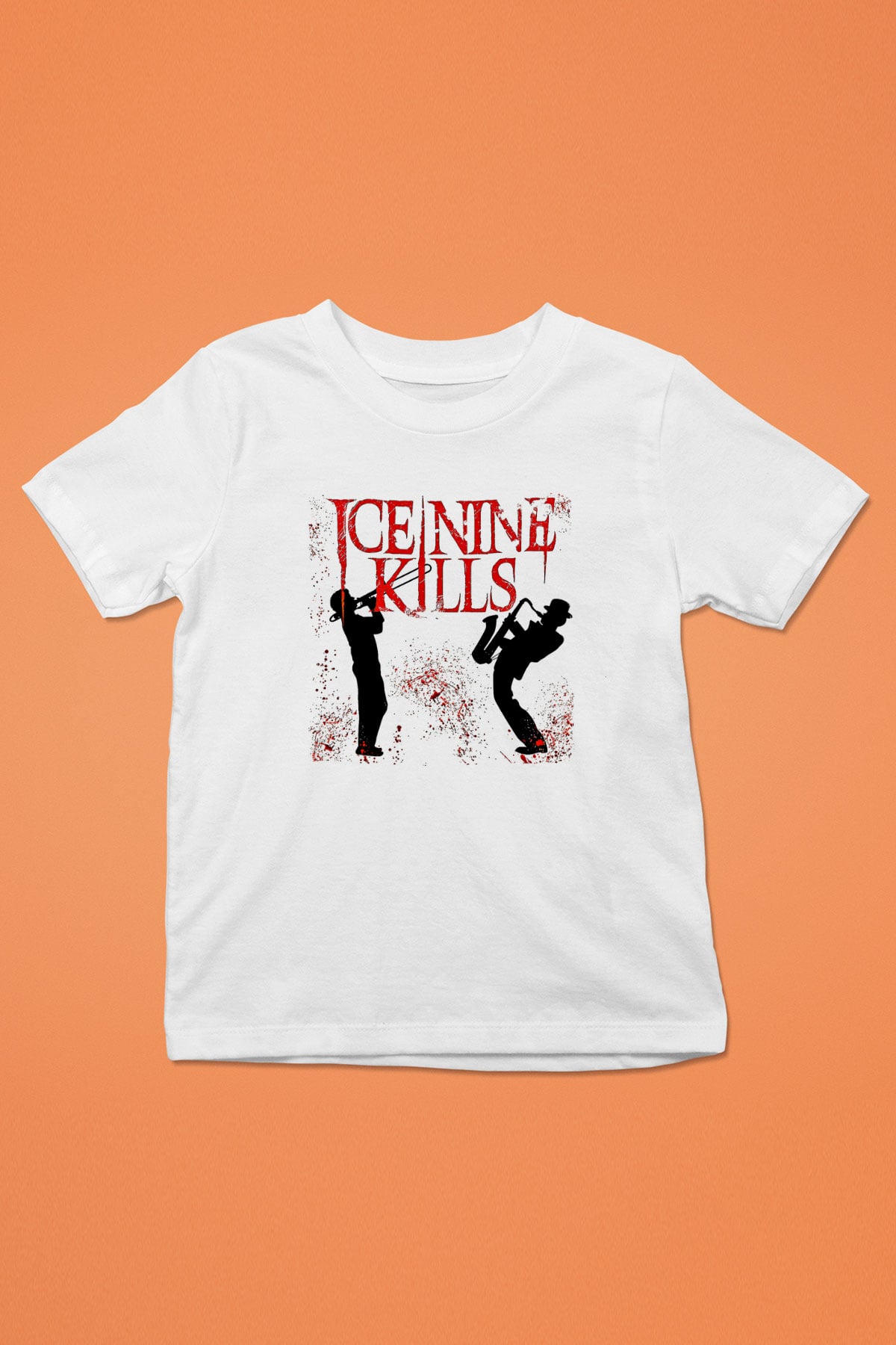 Ice Nine Kills Baskılı Beyaz Unisex Beyaz Çocuk Tişört - Tshirt