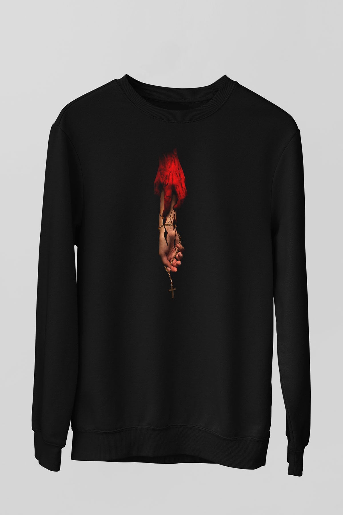 Ice Nine Kills Baskılı Unisex Siyah Sweatshirt