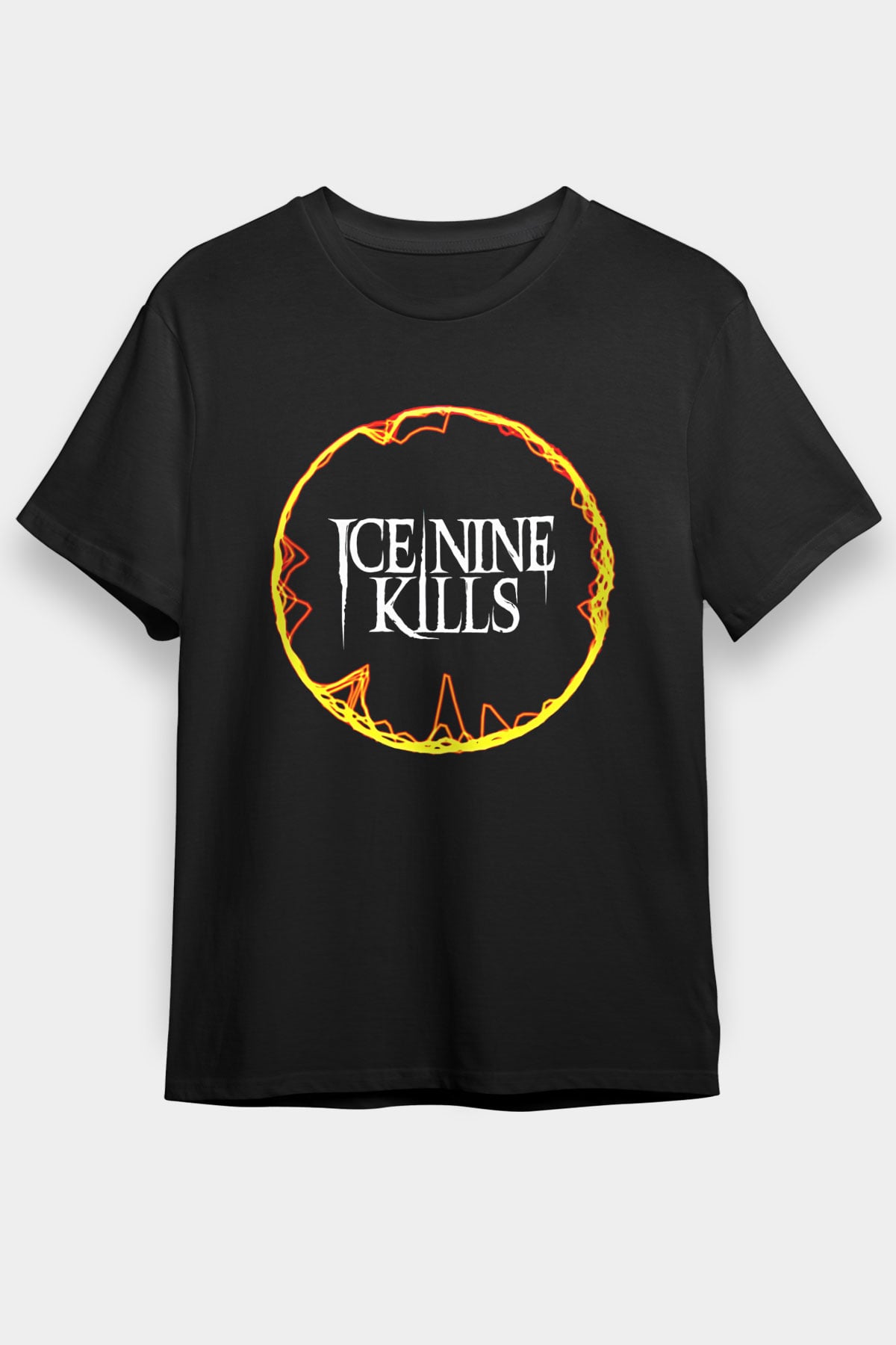 Ice Nine Kills Baskılı Unisex Siyah Tişört - Tshirt