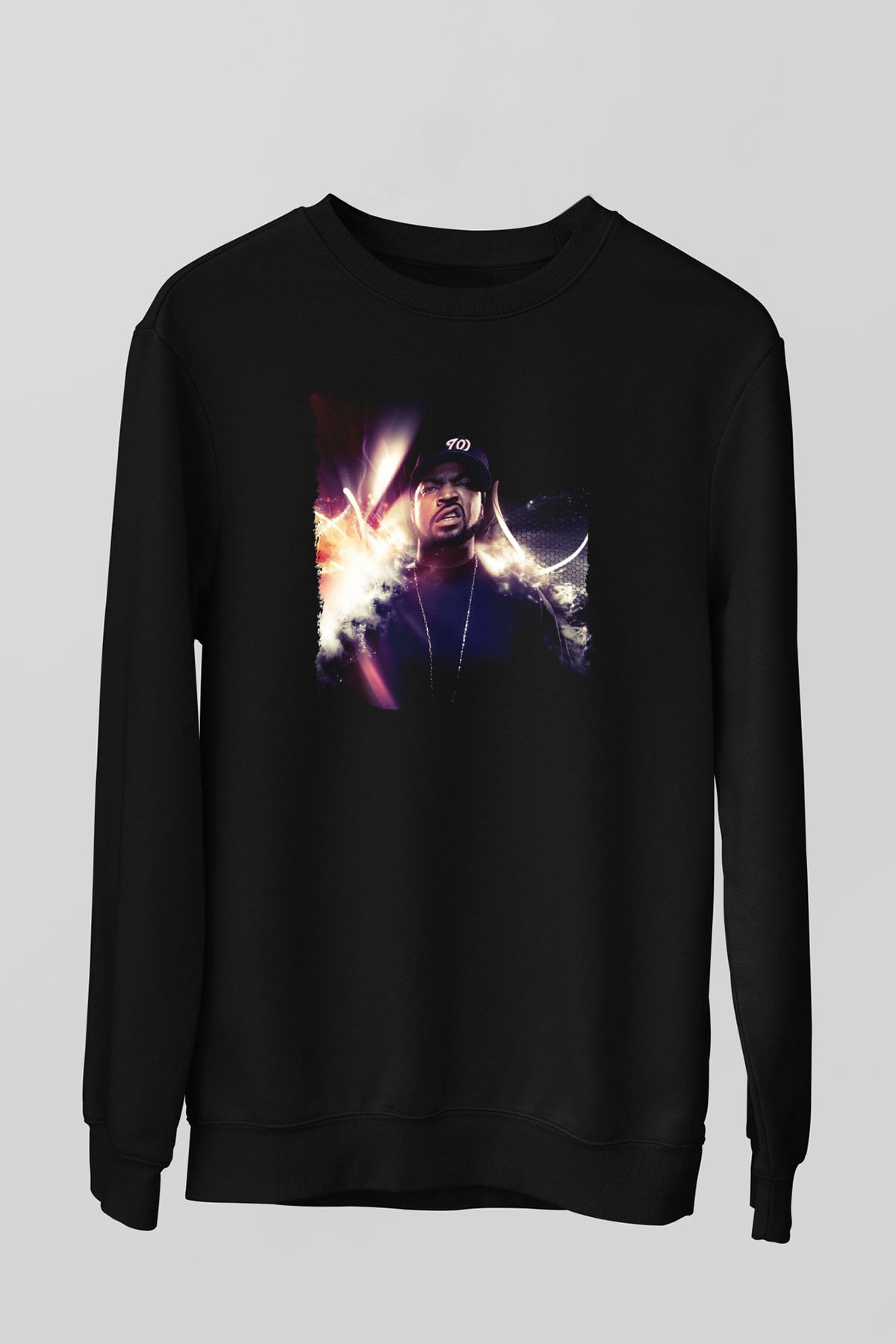 Ice-T Siyah Unisex Sweatshirt
