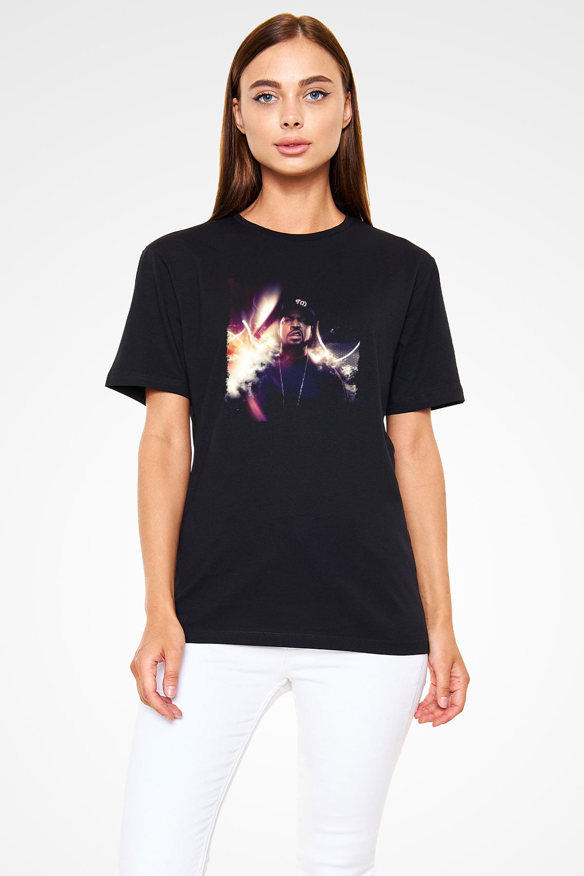 Ice-T Siyah Unisex Tişört T-Shirt - TişörtFabrikası