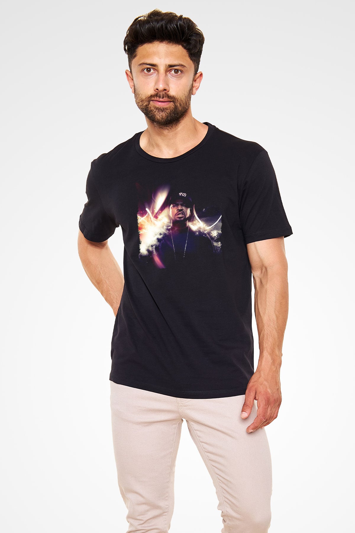 Ice-T Siyah Unisex Tişört T-Shirt - TişörtFabrikası